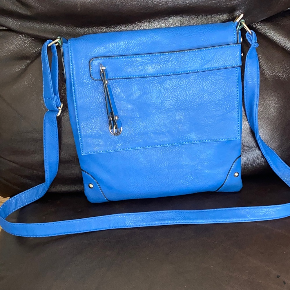 Bright Blue Crossbody Shoulder Bag